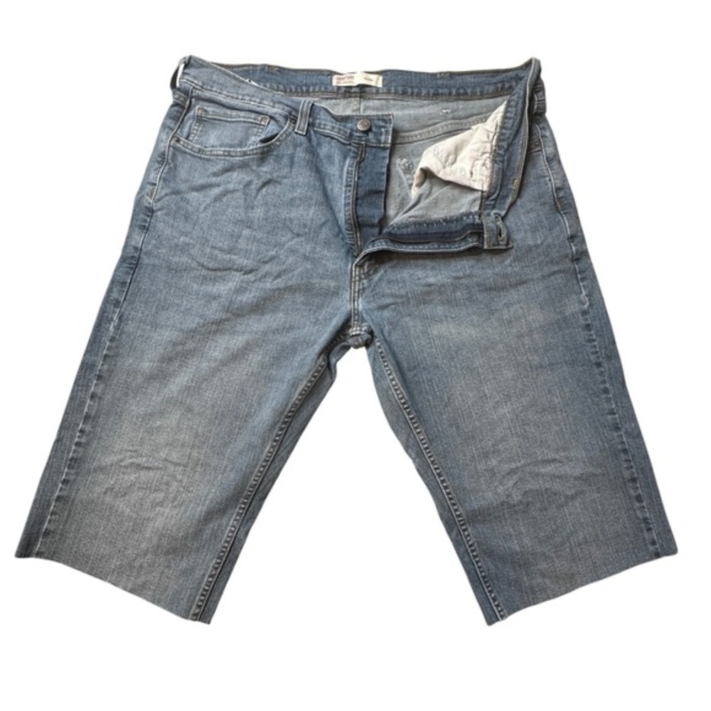 Levi's Signature Jorts Mens 38 Jeans Shorts Blue Denim Baggy Cut Off Skater Y2K